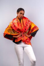 Silk Scarf: Safari Leopard, 140cm x 140cm - Image 8