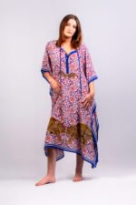 Silk Kaftan:  Luxe Leopard, Long - Image 2