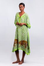 Silk Kaftan:  Luxe Leopard, Long