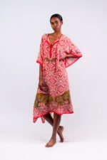 Silk Kaftan:  Luxe Leopard, Long - Image 6