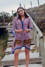 Silk Kaftan:  Luxe Leopard, Short - Image 3
