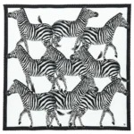 Silk Scarf: Dazzle of Zebra, 140cm x 140cm - Image 31