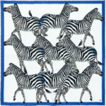Silk Scarf: Dazzle of Zebra, 140cm x 140cm - Image 14