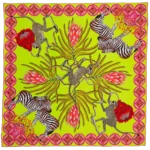 Silk Scarf: Safari Zebra, 140cm x 140cm - Image 25