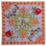 Silk Scarf: Safari Zebra, 140cm x 140cm - Image 13