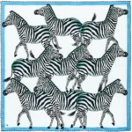 Silk Scarf: Dazzle of Zebra, 140cm x 140cm - Image 13