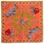 Silk Scarf: Safari Zebra, 140cm x 140cm - Image 29