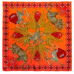Silk Scarf: Safari Leopard, 140cm x 140cm - Image 14