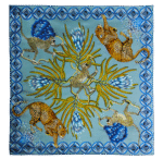 Silk Scarf: Safari Leopard, 140cm x 140cm - Image 20