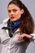 Silk Scarf: Safari Elephant, 90cm x 90cm - Image 7