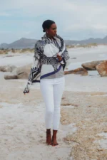 Silk Scarf: Dazzle of Zebra, 140cm x 140cm - Image 24