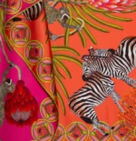 Silk Scarf: Safari Zebra, 140cm x 140cm - Image 28
