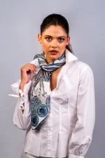 Silk Scarf: Safari Zebra, 90cm x 90cm - Image 19
