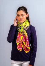 Silk Scarf: Safari Zebra, 140cm x 140cm - Image 19