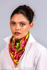 Silk Scarf: Safari Zebra, 90cm x 90cm - Image 9