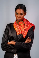 Silk Scarf: Safari Leopard, 90cm x 90cm - Image 14