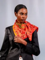 Silk Scarf: Safari Leopard, 90cm x 90cm - Image 13