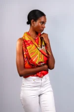 Silk Scarf: Safari Leopard, 140cm x 140cm - Image 10