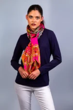 Silk Scarf: Safari Zebra, 140cm x 140cm - Image 27