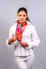 Silk Scarf: Safari Zebra, 90cm x 90cm - Image 2