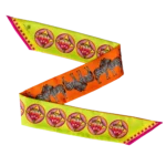 Silk Twilly: Zebra - Orange and Lime - Image 2